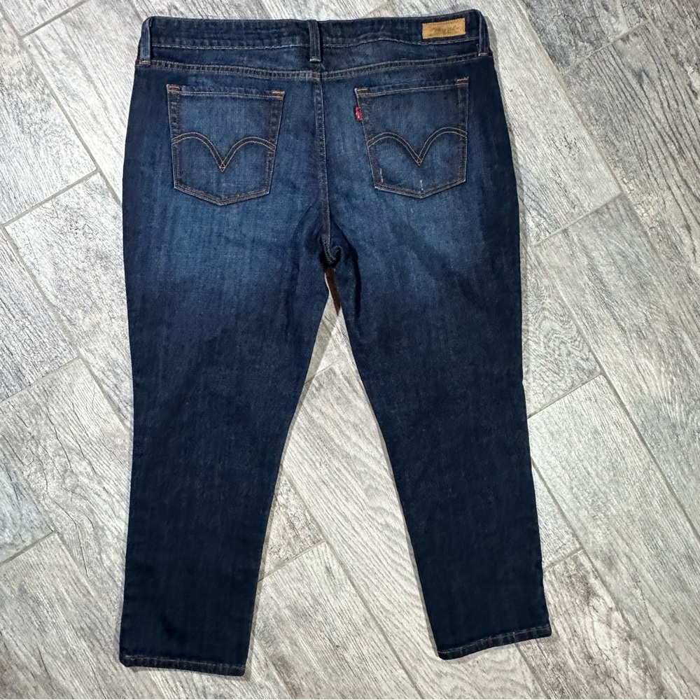 Ladies LEVI’S 545 Dark Wash 545 Ankle Skinny Jeans 16 - Picture 7 of 10